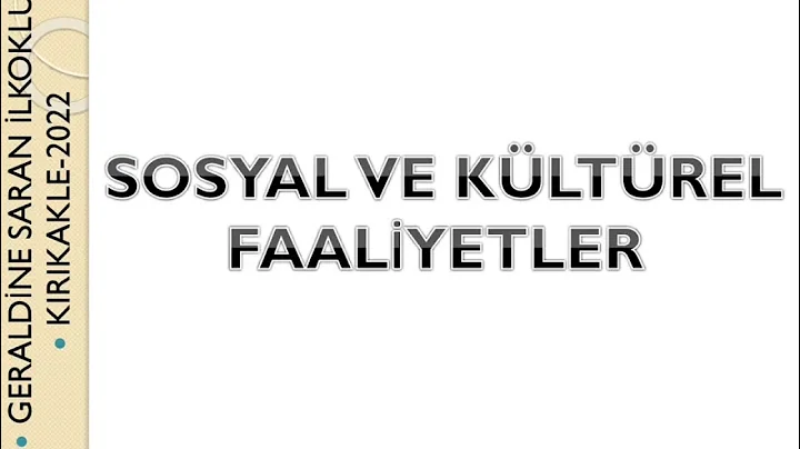 Geraldine Saran lkokulu Tantm Videosu