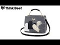 Think Bee! シンクビー！ スプマンテグレー ミニトートバッグ（2ウェイタイプ）（A001795）