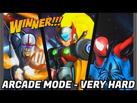 UMVC3 - ARCADE MODE - ZERO/NOVA/SPIDER-MAN!