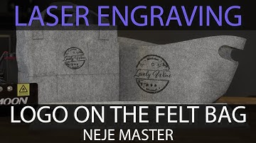 Logo on the felt bag - Logo auf Tragetasche aus Filz