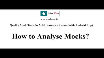 How to Analyse Mocks: By Mock Zone