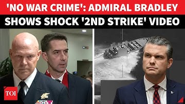 US Adm. Bradley Plays Strike Video At Classified Briefing, Stuns Senators | ‘Saw Them Flipping Boat’