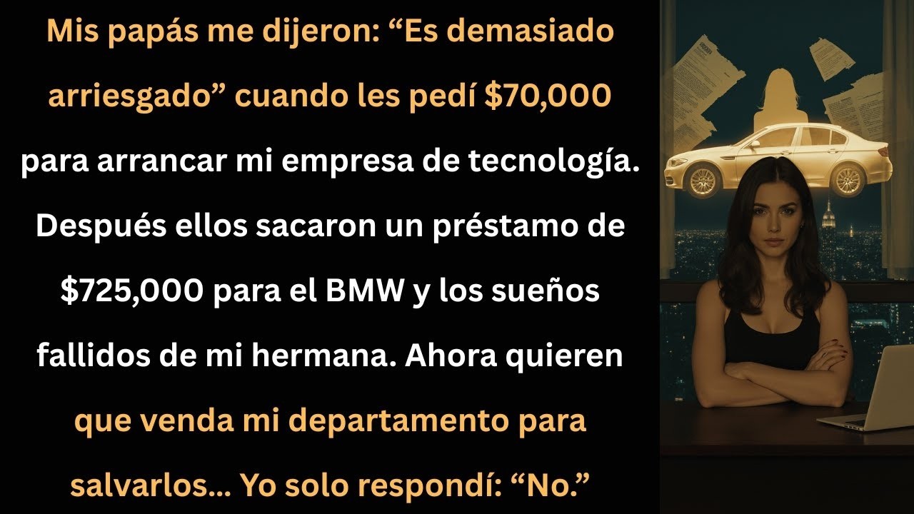 Mis papás me negaron $70,000… luego perdieron $725,000 y ahora quieren mi casa