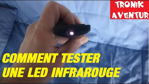 TRONIK AVENTUR 34 - TESTER LED INFRAROUGE avec CAMERA APN ou TELEPHONE