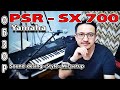 Обзор синтезатора Yamaha PSR SX700  Звуки, Стили, Микрофон