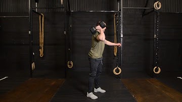 Single Arm Dumbbell Squat Clean