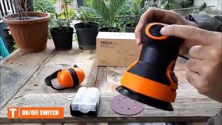 Tacklife PRS01A Random Orbit Sander - YouTube