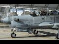 CHEEP AND SIMPLE US Air Force A29 Turbo prop Aircraft flying