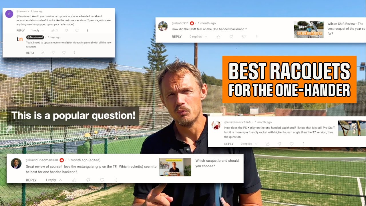 The best onehanded backhand racquets 2023 Win Big Sports