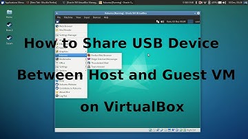 How to Share USB Devices between Host and Guest VM on VirtualBox