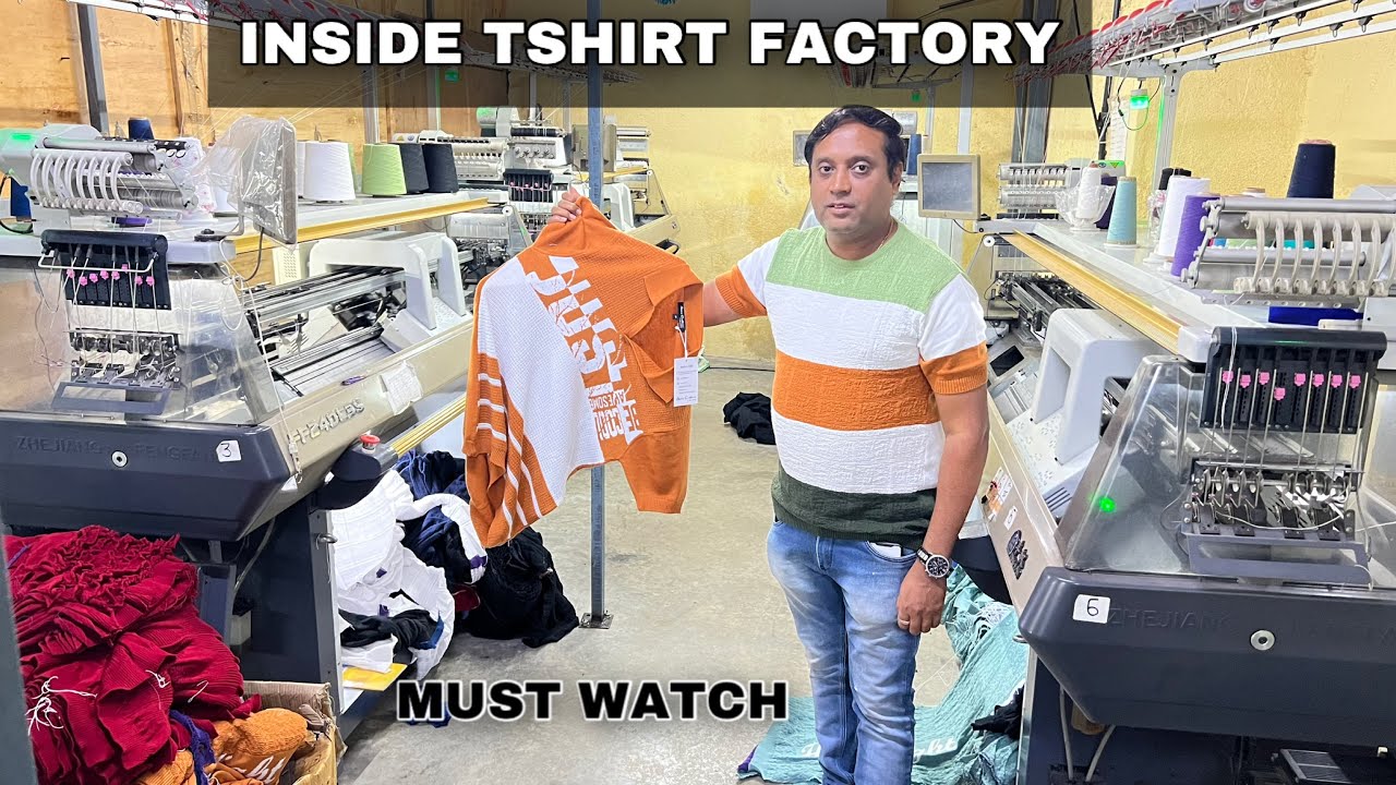 Tshirt Factory / Premium Knitted Tshirt / T-Shirt Wholesale - Youtube