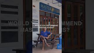 Why Choose Us? Nik Spills on PADI IDC's Experience at Master Divers! #shorts