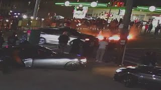 Police search for suspects of illegal NYC street takeover
