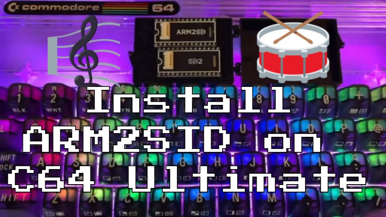 Commodore 64 Ultimate - Install the ARM2SID replacement SID chips