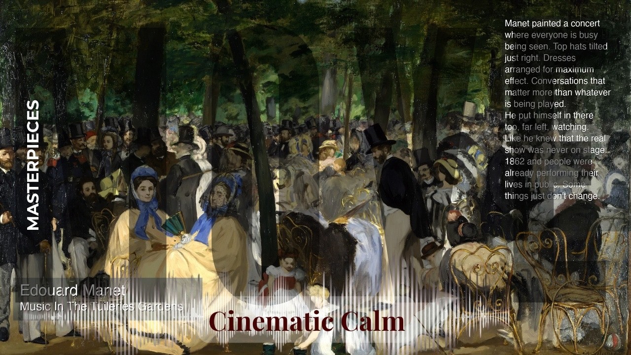 Move - Cinematic Calm with Old Masters | Manet · Music In The Tuileries Gardens & others