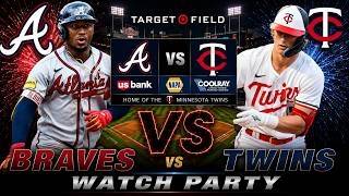 Atlanta Braves vs Minnesota Twins Live Play by Play 3D Simulation Watch Party MLB 8-17-26