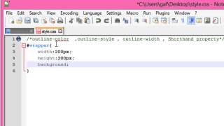 13 - CSS Outlines كيفية التعامل مع ال OUTLINES باستخدام ال CSS
