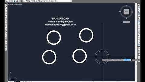 creating donut in autocad urdu