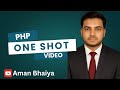 PHP One Shot Tutorial 🔥 | Learn PHP in 3 Hours | Full Course for Beginners in Hindi/English