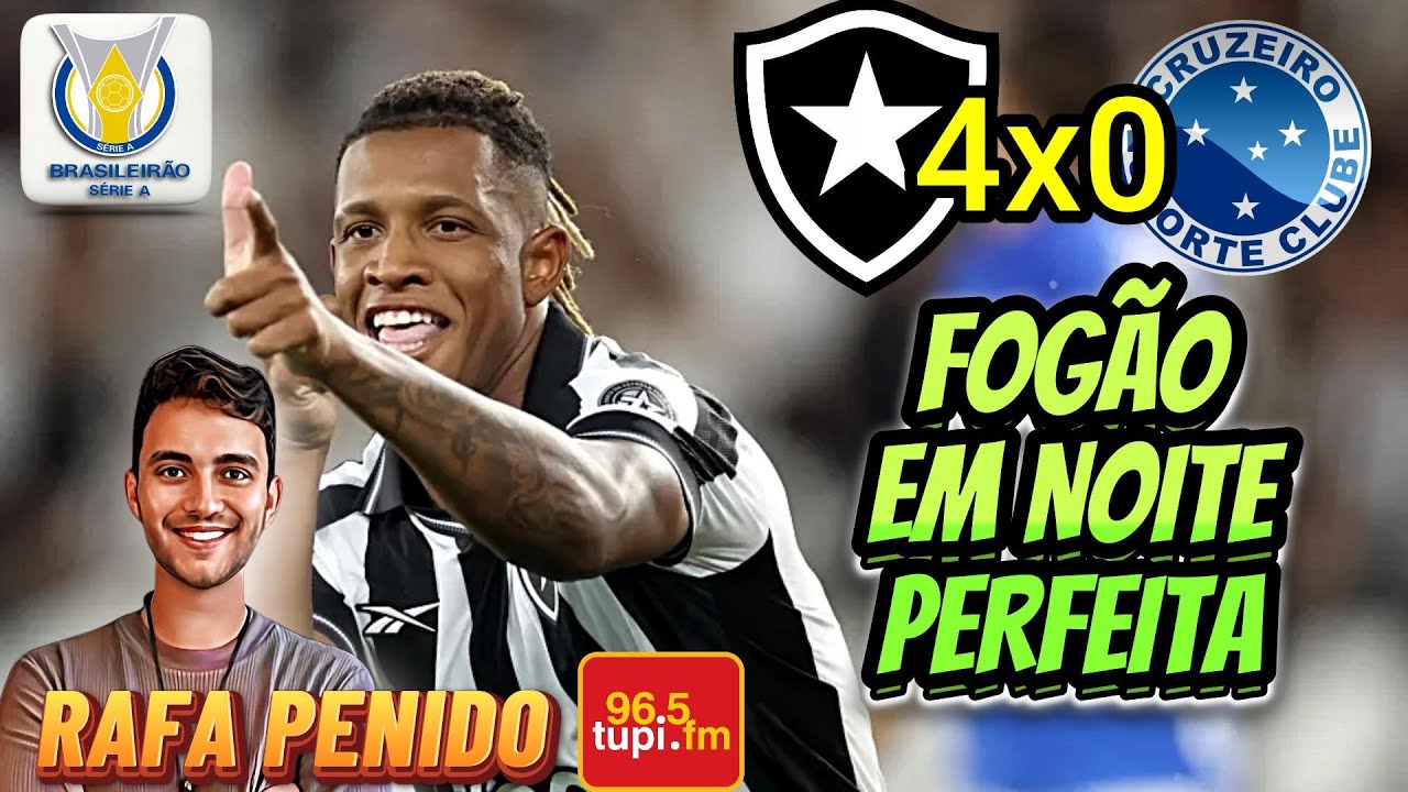 Botafogo 4 x 0 Cruzeiro Naração RAFA O BRABO Brasileirão 2026 - YouTube