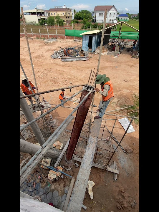 Install formwork for incline columns construction constructionlife 