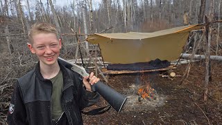 My 1st Bushcraft Camping Trip in Alaska 