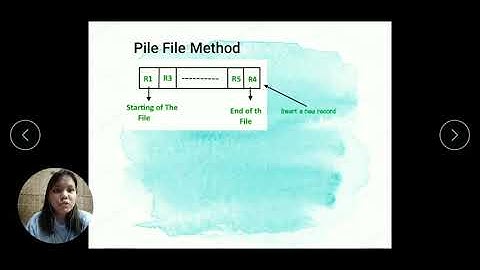 (MIS Discussion) Sequential File Organization