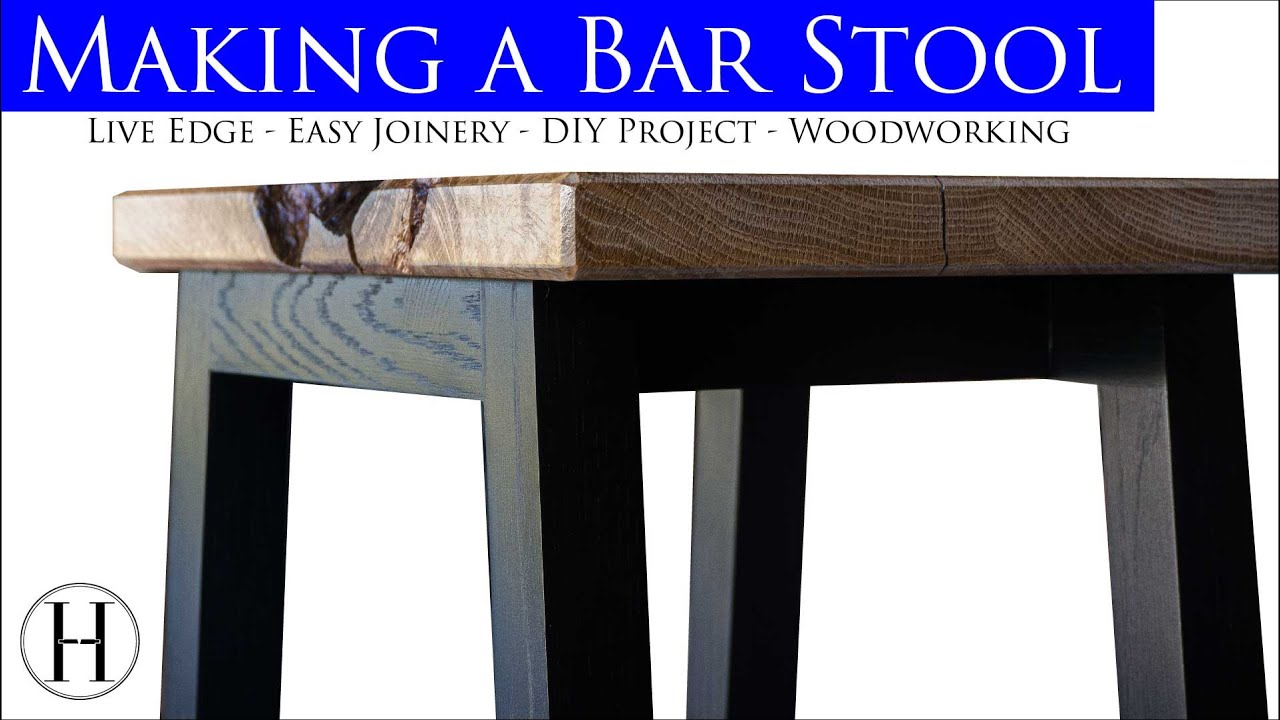 Making a Bar Stool - Simple Build - 4K