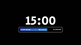 15 MINUTE TIMER - Progress Bar