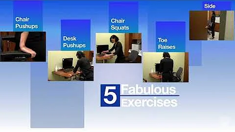 Mayo Clinic Minute: 5 exercises you can do without leaving your desk