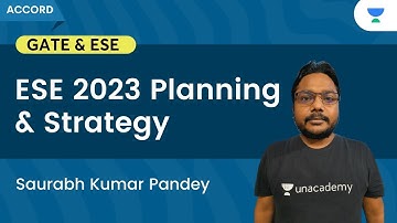ESE 2023 Planning and Strategy | Saurabh Kumar Pandey