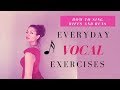 How to sing riffs and runs vocal exercises - Sing vocal runs like a pro (Vowel singing exercises)