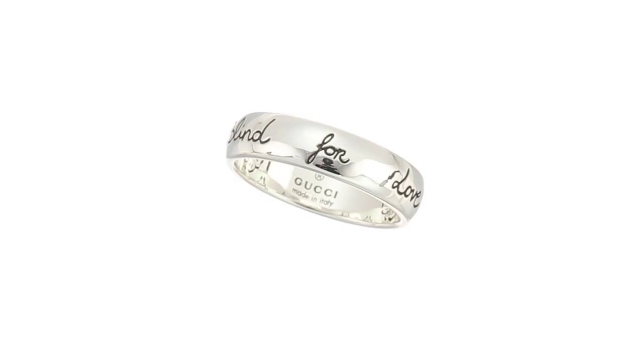 love is blind gucci ring