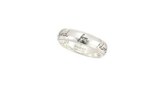 Gucci 5mm Blind for Love Ring SKU:8893097