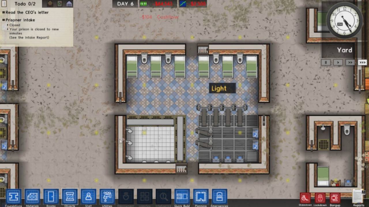 Prison Cell Layout