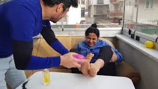 feet tickle challenge