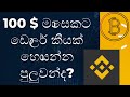 100 $ මාසෙකට ඩොලර් කීයක් හොයන්න පුලුවන්ද?