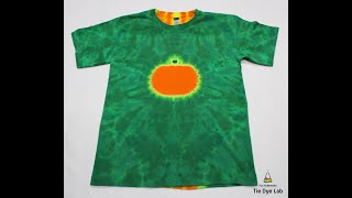 Tie Dye Pumpkin T-Shirt [Including a Backbone Design on the Back]