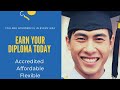 Earn your Accredited High School Diploma TODAY 100% ONLINE