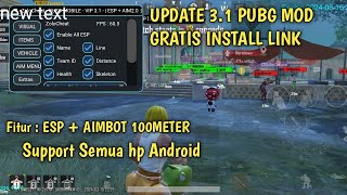 CHEAT PUBG MOD UPDATE TERBARU EVEN ALADIN GLOBAL & KOREA FREE INSTALL MOD