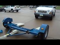 Connecting a Stehl Tow Dolly with Jeep Patriot to RV Motorhome