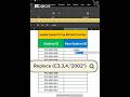 Update Student ide Replace Function In Excel Short Video Trick #exceltips #exceltutorial #excelt