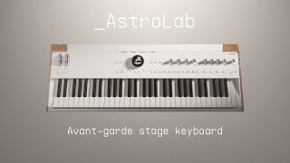 ASTROLAB Clavier de scène/synthétiseur 61 notes blanc