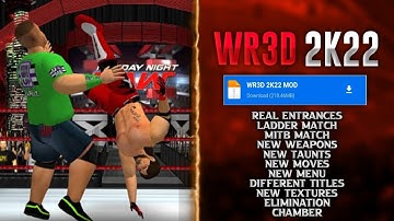 WRESTLING REVOLUTION 3D 2K22 MOD ||  #wr3d #wr3d2k22 #wr3d2k22mod #wr3dnewmods