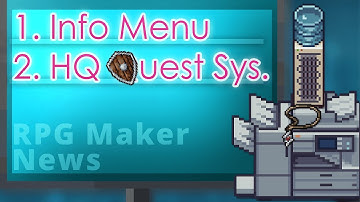 High Quality Quest System And Information Menu Scene | RPG Maker News #162