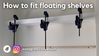 The Freebird Floating Shelves Method