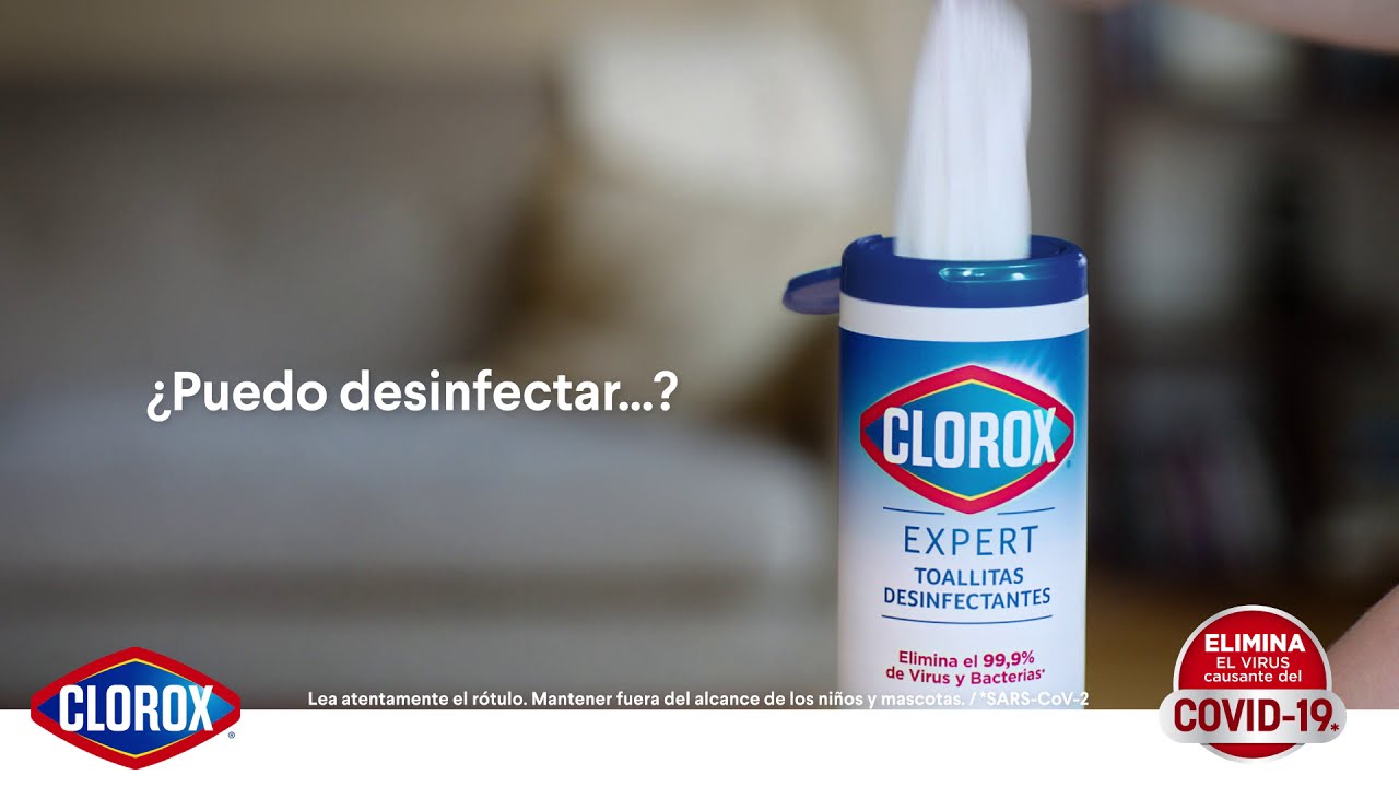 Toallitas Desinfectantes Clorox Expert 30 Toallitas