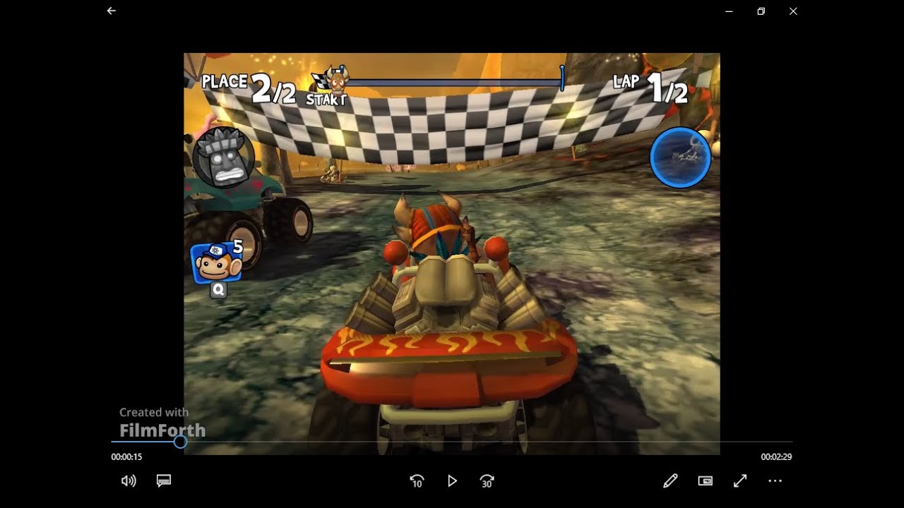Beach  Buggy Racing Last Boos Level Typhoon Trophy { Benny }