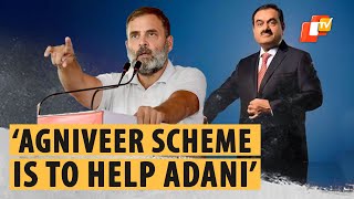 Rahul Gandhi Claims PM Modi 'Imposed' Agniveer Scheme To Send Army’s  Budget To Adani