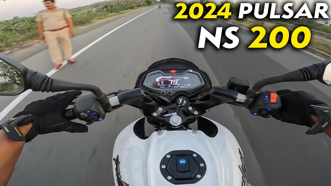 New Bajaj Pulsar NS 200 Updated Ride Review   Value For Money 200cc Bike in India 2024